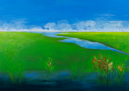 Color Burst, 2023 (acrylic on canvas)