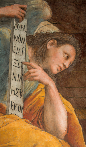 Renaissance - Painting : Sybils - Sybils receiving instruction from Angels - Angel - Santa Maria della Pace, Rome, Italy