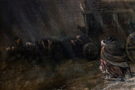 The Diligence, 1859 (oil on canvas)