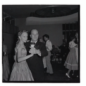 Publicity Club Christmas Party at Donovan Maule Theatre, 22nd December 1958 (b/w photo)