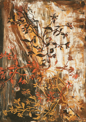 Autumn Leaves, 1978 (gouache on paper)