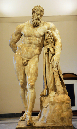 Hercules at rest, Roman copy, 2nd- 3rd centuries AD, from a Greek original of 4th century BC
