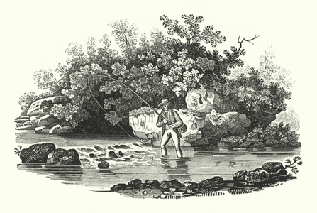 Illustration for The Fisher's Garlands (engraving)