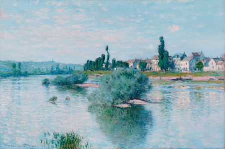 The Seine at Lavacourt, 1880 (oil on canvas)