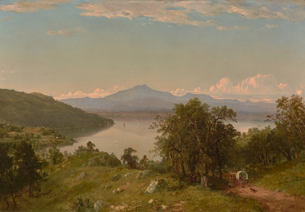 Camel's Hump from the Western Shore of Lake Champlain 1852 (Oil on canvas)