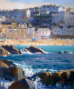 Hight Tide from the Island, St Ives (painting)