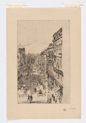 St. James's Street, 1878 (etching; ink on paper)