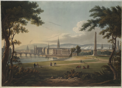 View of Glasgow, by W. Wilson, engraved by C. Bennet