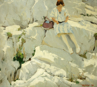 Butterfly on the Rocks, 1935 (oil on canvas)