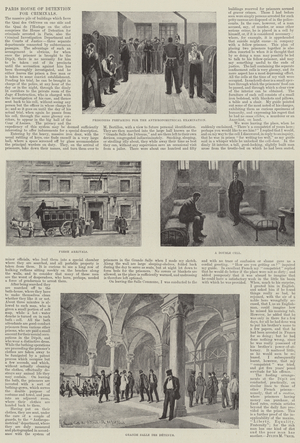 Paris House of Detention for Criminals (litho)