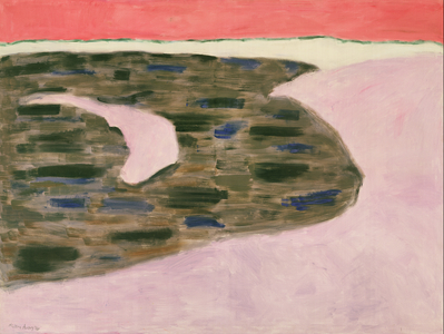 Dunes and Sea I, 1958 (oil on canvas)