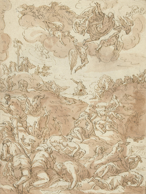 The Brazen Serpent, 1581 (pen on paper)