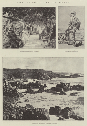 The Revolution in Chile (engraving)