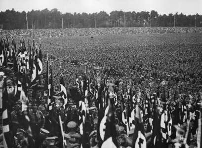 The Luitpoldarena at the 1934 Nazi Party Congress (b/w photo)