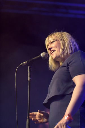 Alice Russell performing at the Cheltenham Jazz Festival, 2015 (photo)