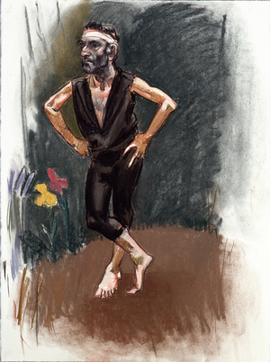 The Wolf ( "Red  Riding Hood" series), 2003 (Pastel on paper)