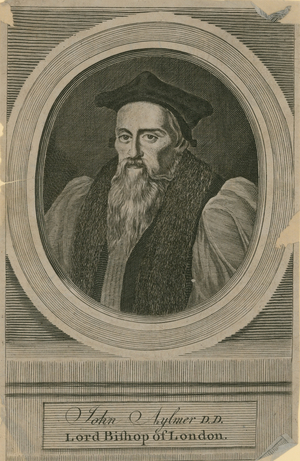 John Aylmer, Lord Bishop of London (engraving)