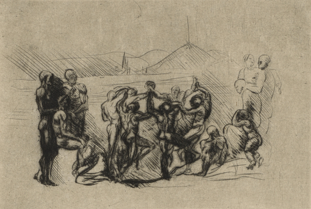 La Ronde, c.1883 (drypoint)