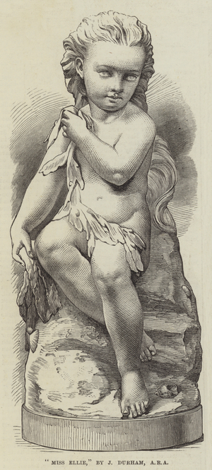 "Miss Ellie," by J Durham, ARA (engraving)
