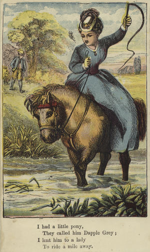 I had a little pony (colour litho)
