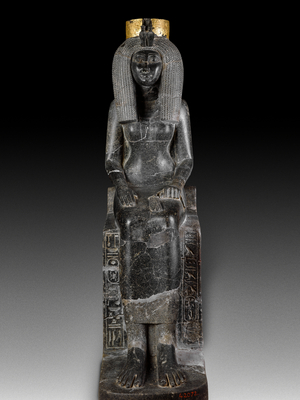 Egyptian art: Isis mother of Tuthmosis III, Karnak, XVIII Dynasty (sculpture)