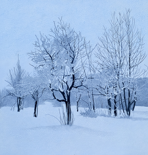 White Out (oil on canvas)