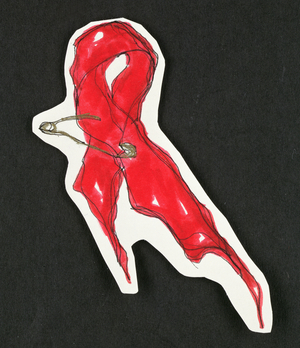 Still Dancing, 1997 (pen and ink)