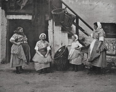 Scotland: Four Generations, Newhaven Fishwives (b/w photo)
