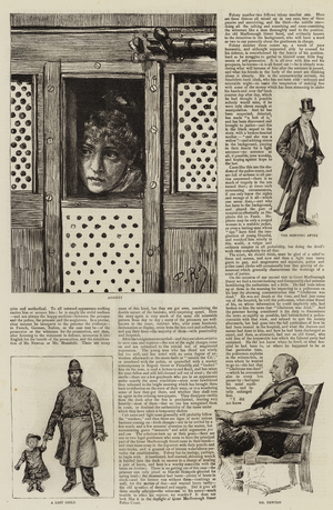 Sketches at the London Police-Courts (litho)