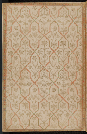 Mughal Indian decoration, 17th century (drawing)