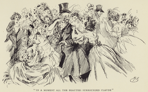 "In a Moment all the Beauties surrounded Claude" (litho)