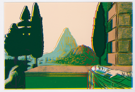 Details of Renaissance Paintings: Leonardo da Vinci, the Annunciation, 1472, 1984 (silkscreen inks on paper)