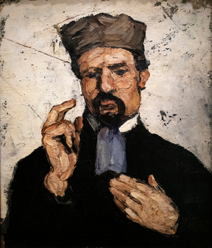 Uncle Dominique as a lawyer, 1866 (Oil on Canvas)