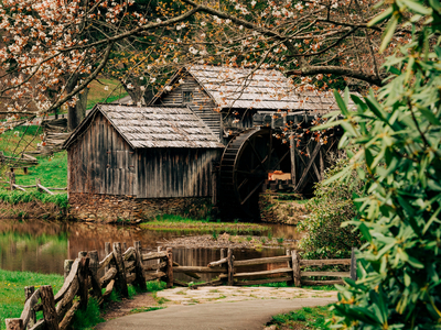 Mabry Mill, Blue Ridge Parkway 02, Virginia, United States, 2022 (photo)
