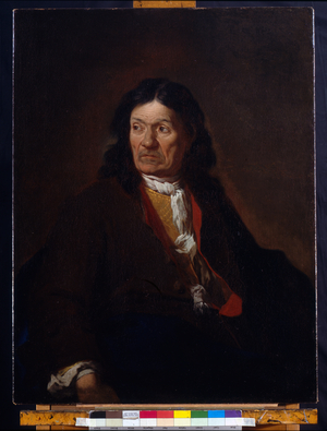 Portrait of the artist's father, Gervasio Ligari, c.1724 (oil on canvas)