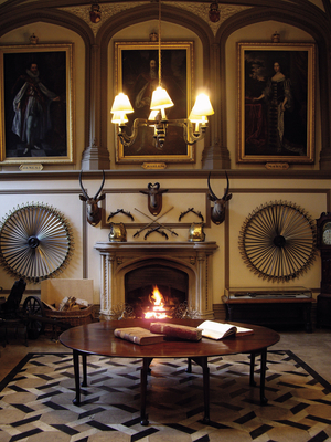 The Guard Room, Belvoir Castle, Leicestershire (photo)