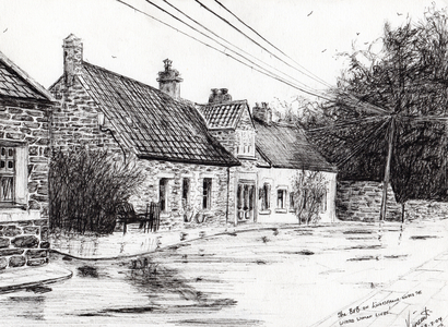 Lindesfarne holy island, 2007 (ink on paper)