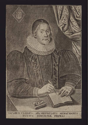 James Ussher, Irish Protestant clergyman (engraving)