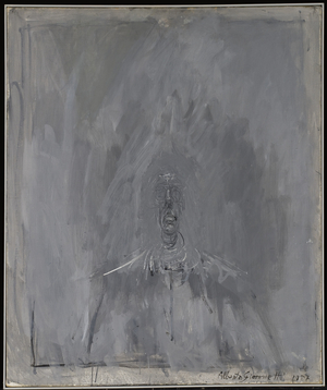 Grey Figure (Grey Head); Figure grise (Tete en gris), 1957 (oil on canvas)