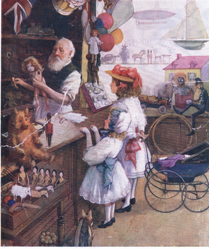 The dolls hospital (colour litho)