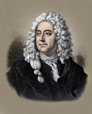 Portrait of John Law de Lauriston (Engraving)