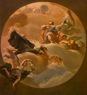 The Glorification of St. Vitalis with St. Benedict, 1781 (oil on canvas)