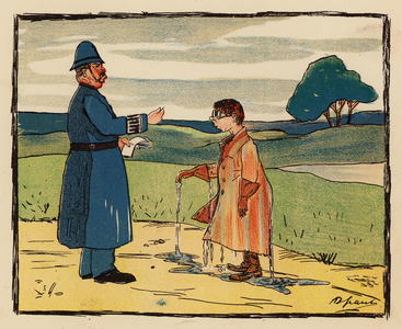 Motor Man! Motor Man! Where have you been? (colour litho)