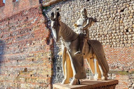 equestrian statue Of Cangrande I from the Scala family tombs