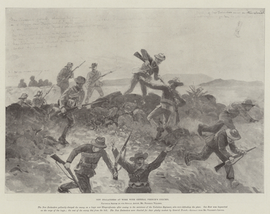 New Zealanders at Work with General French's Column (litho)