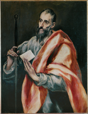 Saint Paul, apostle (painting on canvas)