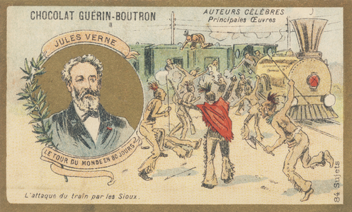 Jules Verne (1828-1905), novelist, playwright, poet, author of literature for youth, author of “Le tour du monde en eightydays”, novel d'aventure (1872)