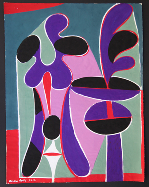 Shady Woods, 2012 (powder & acrylic on paper)