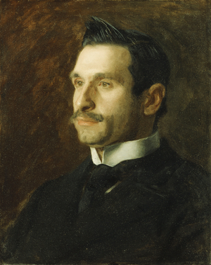 Portrait of Francesco Romano, 1904 (oil on canvas)