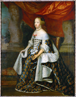 Marie Therese of Austria, Queen of France, wife of Louis XIV … (painting on canvas)